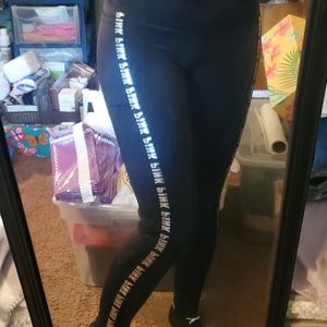 Pink cozy leggings